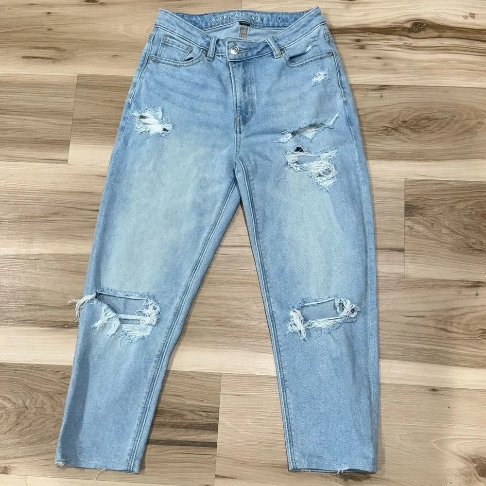 American Eagle Highest Rise Mom Jeans Women’s 0